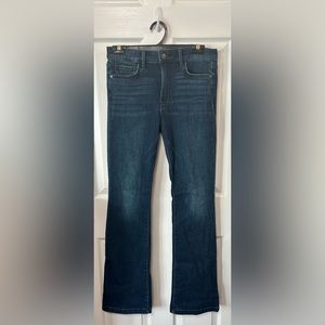 Sam Edelman. Stiletto high rise/dark denim/boot cut. New without tags. Size 29.